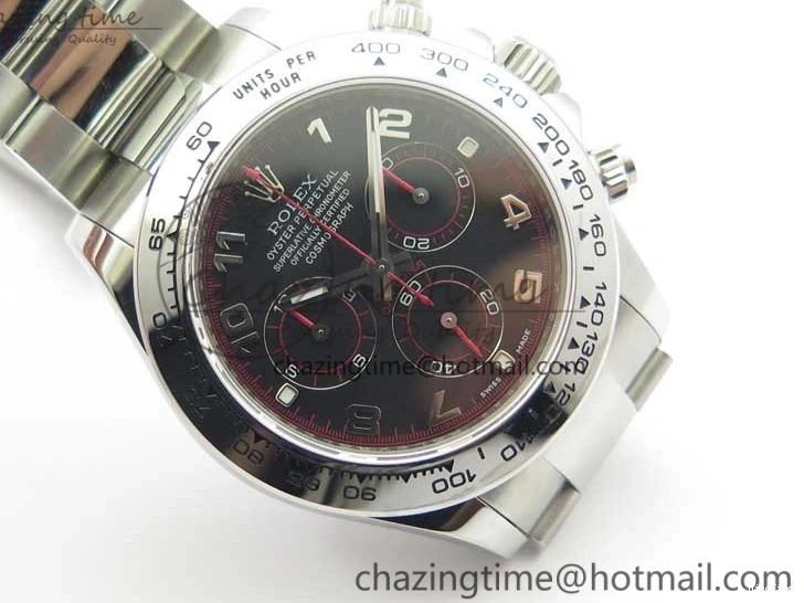 MiroTime 0116 Vibrant Daytona 116520 SS Noob 1:1 Best Edition Black Dial On SS Bracelet A 2987